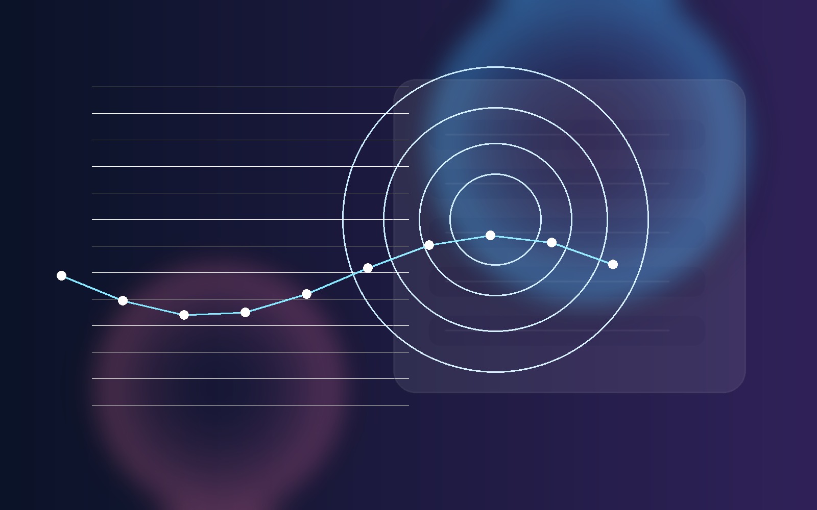 Visual abstracto de interfaz inteligente y estructura operativa